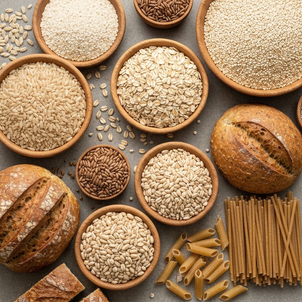 Whole grains selection